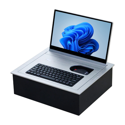 Buy Conference Table LCD Screen Electric Flipper Monitor Flip Flop Paperless Meeting System LCD online manufacture