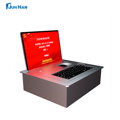 Buy Multimedia conference system LCD screen flipper hidden motorized touch online manufacture