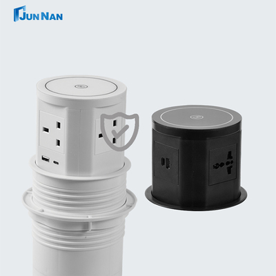 Buy Electric Pop-Up Tower Kitchen Desktop Speaker Socket With Wireless USB-C Pop Up Socket online manufacture