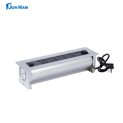 Buy 220V AC Low Voltage 180 Degree Rotating Desktop Socket Pop Up Plug Socket online manufacture