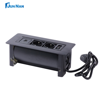 Buy Elegant And Space-saving Table Socket With USB Charging Flip Design For Desktop And Wall Mount online manufacture