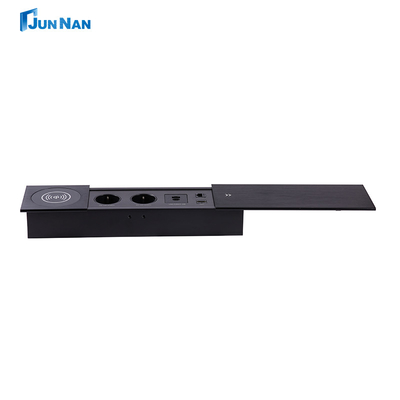 Buy Waterproof Motorized Table Socket Slider Cover Desktop Smart Socket online manufacture
