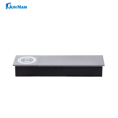 Buy Aluminium Table Socket with Integrated Wireless Charging and Network Interface online manufacture