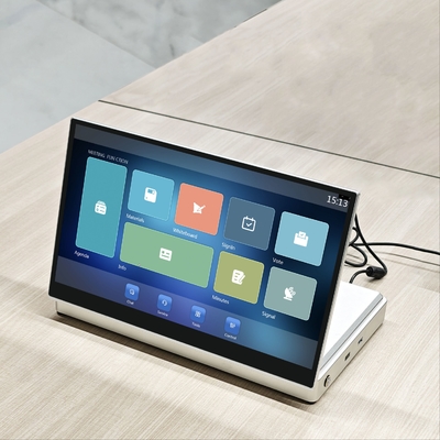 Buy Environmental protection Retractable electric monitoring lift with electric microphone for paperless conference system online manufacture