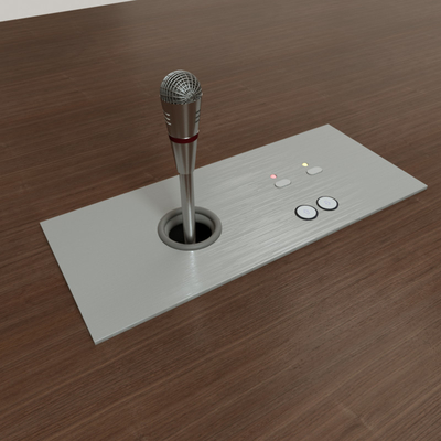Buy Automatically Lifting Paperless System Equipment Microphone Professional Audio Video Conference System With Microphone online manufacture