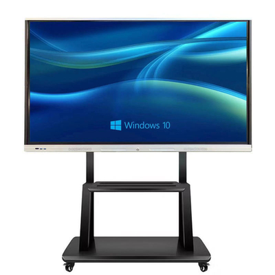 Buy 65 Inches Multimedia Interactive Board Wall Mount Industrial Capacitive 55 Touch Monitor Smart Conference All-in-one Mac online manufacture