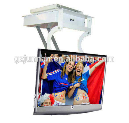 kopen draagbare tv-montage plafond tv-stand automatische flip elektrische hoogte verstelbare tv-stand plafond montage tv-beugel draaibaar online manufacture