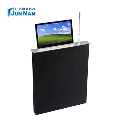Buy Team Meeting Equipment Intelligent Monitor Lift Computer Lcd Monitor Lift For Conference Room With Microphone online manufacture