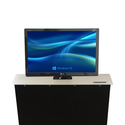 Buy 19-24 Inch Desktop Motorized Monitor Lift Lcd Lift System Lcd Lift Paperless Conference Equipment online manufacture