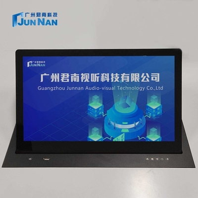 Buy Ultrathin Lcd Monitor Motorized Pop Up Monitor Lift Unite With Microphone Team Meeting Equipment online manufacture
