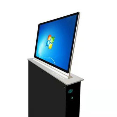 Buy Conference Equipment Lcd Monitor Flip Up Lift Table Hidden Monitor Lift Computer Lcd Monitor Lift For Conference Room online manufacture