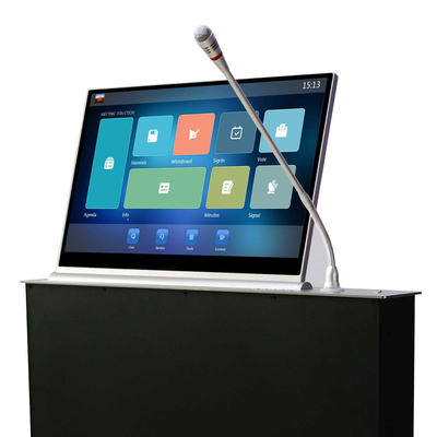 Buy Paperless Computer Conference System Electric Pop-up Paperless Meeting System Retractable Monitor Lift online manufacture