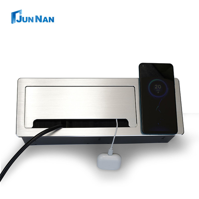 Buy 175 Flip Socket Recessed Power Strip With Multi-Function Table Socket For Executive Office Furniture online manufacture