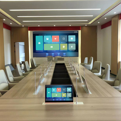 15.6-Inch Monitor Lifter Aluminum Paperless Conference Systems For Office