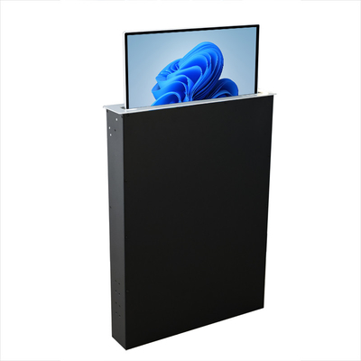 18.5 Inch Hidden Monitor Stand Lift HDMI Ultra Thin Display Computerized Conference System