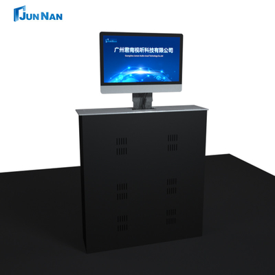 Electric LCD Desk Motorized Monitor Lifter Hidden Monitor Lift For Conference Room
