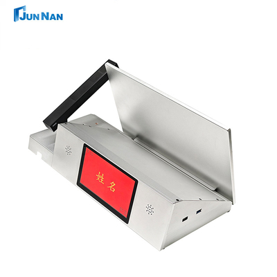 Pop Up ROHS Desktop Terminal Monitor Table Lcd Motorized Lift With Microphone