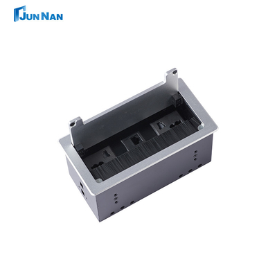 Office Furniture Table Power Outlet For Conference Tables Recessed Power Strip Customizable Desktop Receptacle