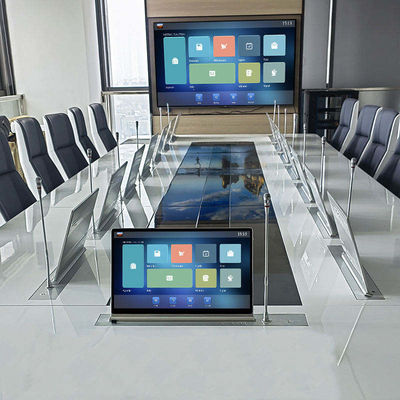 Paperless Conference System 17.3-inch Display With Camera Tracking And Touch Screen Control Junnan 13 Years Of Experienc